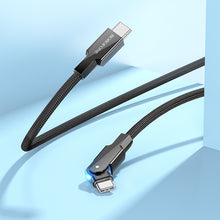 Заредете изображение във визуализатора на галерията – Borofone Cable BU41 Kelly - Type C to Type C - PD 60W 1,2 metres black
