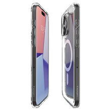 Заредете изображение във визуализатора на галерията – Spigen Crystal Hybrid MagSafe, white - iPhone 15 Pro
