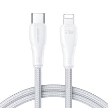 Заредете изображение във визуализатора на галерията – Joyroom USB C - Lightning 20W Surpass Series cable for fast charging and data transfer 2 m white (S-CL020A11)
