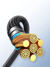 Заредете изображение във визуализатора на галерията – 2 in 1 cable Joyroom speedy series SA21-1T2 USB-C - USB-C / USB-C 1.5m black
