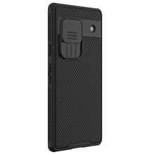 Заредете изображение във визуализатора на галерията – Google Pixel 7a Armored Case with Camera Cover Nillkin CamShield Pro Case - Black
