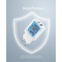 Заредете изображение във визуализатора на галерията – VEGER travel charger USB A + Type C QC3.0 PD 30W VLS302U white
