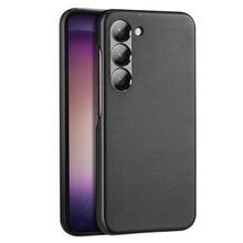 Заредете изображение във визуализатора на галерията – Dux Ducis Grit case for Samsung Galaxy S23+ elegant cover made of artificial leather MagSafe black
