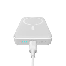 Заредете изображение във визуализатора на галерията – Baseus Magnetic Mini Power Bank with MagSafe 15W / PD Quick Charge QC 20W 10000mAh White (Overseas Edition) + Xiaobai Series USB-C Cable - USB-C 60W 3A 0.5m White
