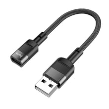 Заредете изображение във визуализатора на галерията – HOCO adapter USB (male) to Type C (female) U107 10cm black
