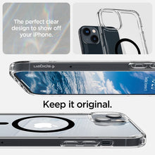 Заредете изображение във визуализатора на галерията – Spigen ultra hybrid mag гръб за iphone 14 black - TopMag
