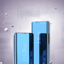 Заредете изображение във визуализатора на галерията – Clear View Case for Samsung S24 Ultra with flap - blue
