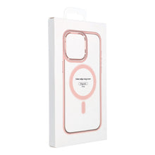 Заредете изображение във визуализатора на галерията – Color Edge Mag Cover case compatible with MagSafe for IPHONE 15 PRO pink
