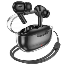 Заредете изображение във визуализатора на галерията – Borofone TWS Bluetooth Earphones BW43 Ice Rhyme Black

