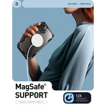 Заредете изображение във визуализатора на галерията – Supcase IBLSN ARES MAG MAGSAFE IPHONE 15 BLACK
