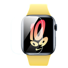 Заредете изображение във визуализатора на галерията – Set of 2x Baseus NanoCrystal protective film for Apple Watch 7/8 45mm + mounting kit - transparent
