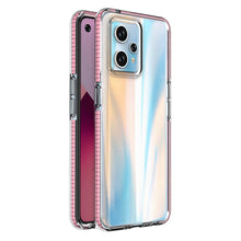 Заредете изображение във визуализатора на галерията – Spring Case for Realme 9 Pro+ / Realme 9 silicone cover with frame light pink
