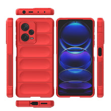 Заредете изображение във визуализатора на галерията – Magic Shield Case for Xiaomi Redmi Note 12 Pro+ flexible armored cover red
