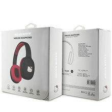 Заредете изображение във визуализатора на галерията – Hello Kitty Metal Logo Bluetooth on-ear headphones - black
