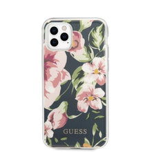 Заредете изображение във визуализатора на галерията – Guess GUHCN65IMLFL03 iPhone 11 Pro Max granatowy/navy N°3 Flower Collection
