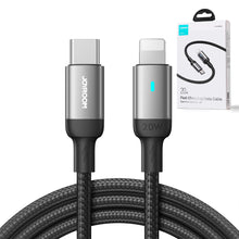 Заредете изображение във визуализатора на галерията – Joyroom cable USB C - Lightning 20W A10 Series 2 m black (S-CL020A10)

