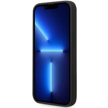 Заредете изображение във визуализатора на галерията – BMW Silicone Metal Logo case for iPhone 15 / 14 / 13 - black
