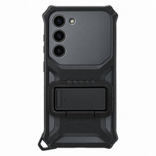 Заредете изображение във визуализатора на галерията – Samsung Rugged Gadget Case for Samsung Galaxy S23 Rugged Cover Ring Holder Stand gray (EF-RS911CBEGWW)
