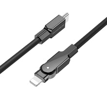 Заредете изображение във визуализатора на галерията – Borofone Cable BU41 Kelly - Type C to Lightning - PD 27W 1,2 metres black
