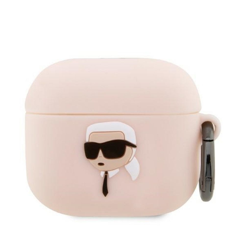 Original case KARL LAGERFELD KLA3RUNIKP for Apple Airpods 3 (3D Sil NFT Karl / pink)