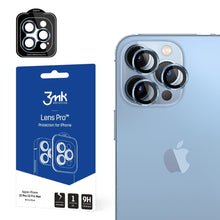 Заредете изображение във визуализатора на галерията – Camera Glass for iPhone 13 Pro Max / 13 Pro 9H for 3mk Lens Protection Pro Series Lens - Blue
