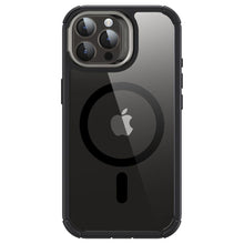 Заредете изображение във визуализатора на галерията – ESR ARMOR TOUGH KICKSTAND HALOLOCK MAGSAFE IPHONE 15 PRO MAX CLEAR/BLACK

