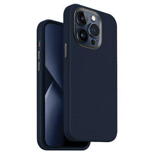 Заредете изображение във визуализатора на галерията – Uniq Lyden iPhone 15 Pro 6.1" case Magclick Charging navy blue/navy blue
