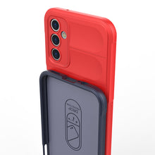 Заредете изображение във визуализатора на галерията – Magic Shield Case for Samsung Galaxy A14 flexible armored cover red
