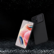Заредете изображение във визуализатора на галерията – Xiaomi Redmi Note 12 armored case with camera cover Nillkin CamShield Case - black
