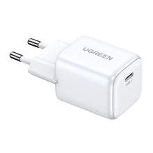Заредете изображение във визуализатора на галерията – GaN USB C 30W PD Ugreen Nexode Mini fast charger - white
