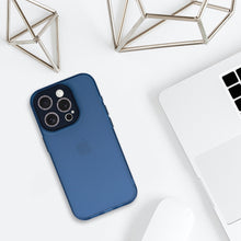 Заредете изображение във визуализатора на галерията – Liavec AG Matte Series Case for Iphone 15 Pro blue
