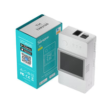 Заредете изображение във визуализатора на галерията – Sonoff TH Elite Wi-Fi relay with humidity and temperature measurement function 16A RJ9 4P4C white (THR316D)
