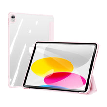 Заредете изображение във визуализатора на галерията – Dux Ducis Copa case for iPad 10.9'' 2022 (10 gen.) smart cover stand pink
