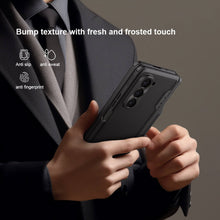 Заредете изображение във визуализатора на галерията – Nillkin Super Frosted Shield Fold Case for Samsung Galaxy Z Fold 5 5G black (pen holder)
