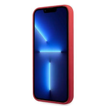 Заредете изображение във визуализатора на галерията – Karl Lagerfeld KLHCP13LSLMP1R iPhone 13 Pro / 13 6.1" hardcase red/red Silicone Plaque
