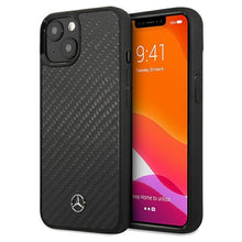 Заредете изображение във визуализатора на галерията – Original Case MERCEDES hardcase Carbon Fiber Dynamic MEHCP15SRCABK for Iphone 15 Black
