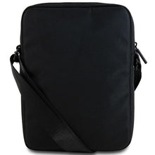 Заредете изображение във визуализатора на галерията – Original BMW Handbag Carbon Blue Stripes BMTB10COMSCAKL 10 inches black
