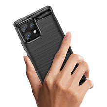 Заредете изображение във визуализатора на галерията – Carbon Case silicone case for Motorola Edge 40 Pro - black
