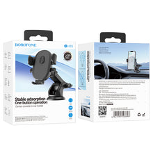 Заредете изображение във визуализатора на галерията – Borofone Car holder BH93 Grand with suction cup black
