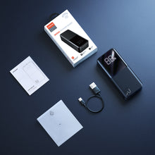 Заредете изображение във визуализатора на галерията – Joyroom power bank 15W 30000mAh PD QC3.0 AFC black (JR-T015)
