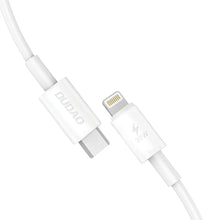 Заредете изображение във визуализатора на галерията – USB C cable - Lightning 30W PD 1m Dudao - white
