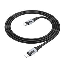 Заредете изображение във визуализатора на галерията – Borofone Cable BX101 Creator - Type C to Lightning - PD 27W 3A 1 metre black
