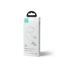 Заредете изображение във визуализатора на галерията – Joyroom cable USB - Lightning 2.4A 0.25 m white (S-UL012A11)
