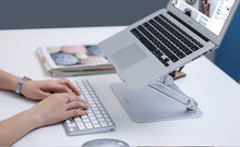 Заредете изображение във визуализатора на галерията – Nillkin ProDesk adjustable laptop stand silver
