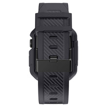 Заредете изображение във визуализатора на галерията – Kingxbar CYF537 2in1 Armored Case for Apple Watch SE, 8, 7, 6, 5, 4, 3, 2, 1 (45, 44, 42 mm) with Strap Gray
