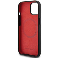 Заредете изображение във визуализатора на галерията – AMG Silicone Large Rhombuses Pattern MagSafe Case for iPhone 15 Plus / 14 Plus - Black
