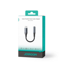 Заредете изображение във визуализатора на галерията – Joyroom SY-C01 USB-C DAC adapter to 3.5 mm mini jack - black
