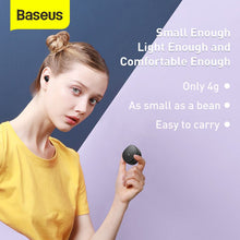 Заредете изображение във визуализатора на галерията – BASEUS Encok True Wireless Earphones WM01 Plus Black NGWM010001
