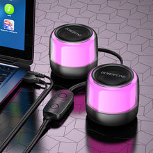 Заредете изображение във визуализатора на галерията – Borofone Portable Bluetooth Speaker BP12 Colorful Stereo 2 in 1 (2 pieces)
