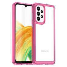 Заредете изображение във визуализатора на галерията – Outer Space Case for Samsung Galaxy A33 5G cover with a flexible frame pink
